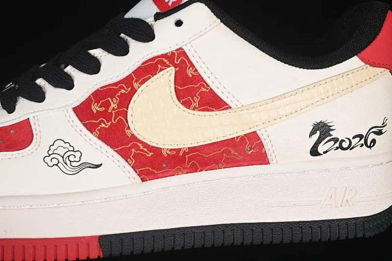 All categories Nk Air Force 1 Air Force series Nk Air Force 1 Low Air Force low-top Nike Air Force 1'07 Low red and white contrast Air Force 1 low-top casual sneakers JP2026-156